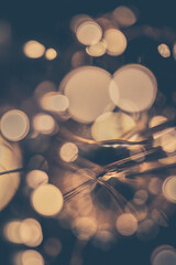Bokeh Lights through Lens Ball