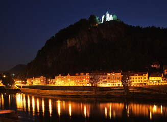 Pastyrska stena - Shepherd's wall in Decin. Czech Republic