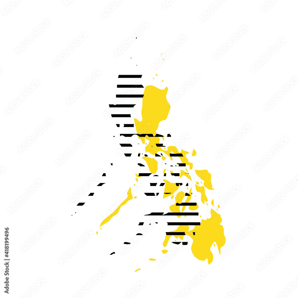 Canvas Prints Philippines - country silhouette - Canvas Prints