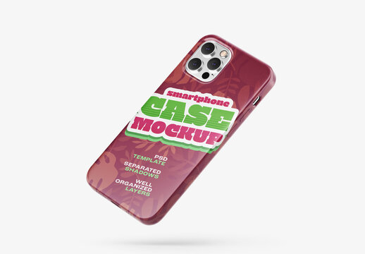Mobile Phone Case Mockup for App UI and Mobile Design