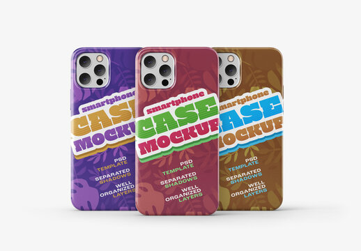 Mobile Phone Case Mockup for App UI and Mobile Design