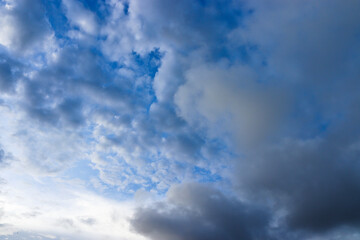 Fototapeta na wymiar Stunning blue sky with clouds