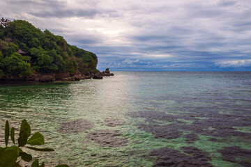 tropical island in the sea
