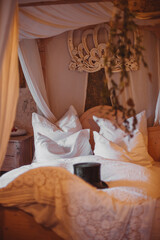 Fototapeta na wymiar Vintage Bett