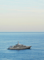 boat on the sea of cote d'azur