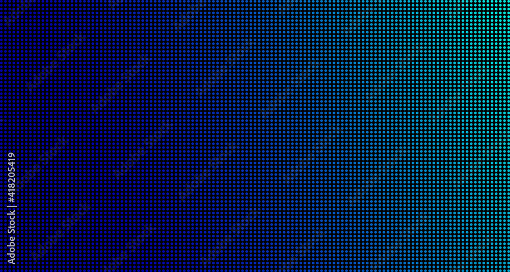 Poster abstract dark blue and green background with halftone style. trendy dotted gradient color backdrop. 