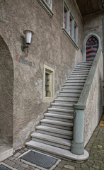 View of castle in Thun. Switzerland