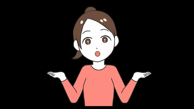 比較する女性