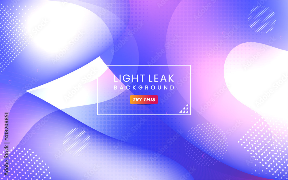Poster abstract colorful light leak background. modern dynamic background usable for greeting card, banner,