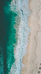 waves on the beach