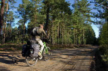 Bike Ride Through The Forest