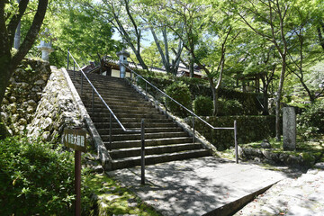 西教寺　宗祖大師殿参道　滋賀県大津市坂本