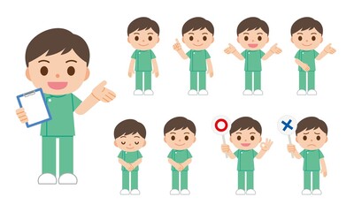 看護師 男性 セット