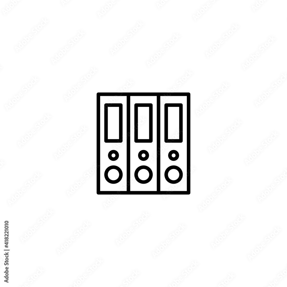 Poster folder file order paper for web, computer and mobile app