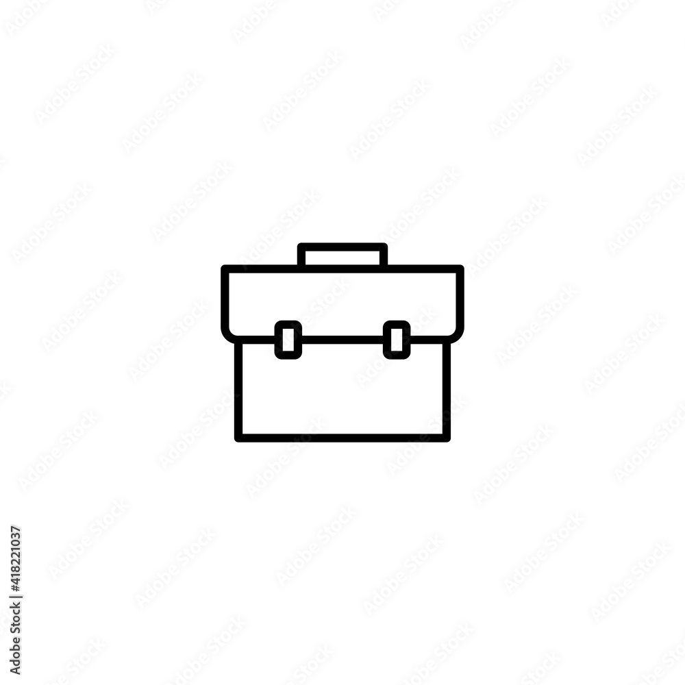Poster briefcase icon vector for computer, web and mobile app