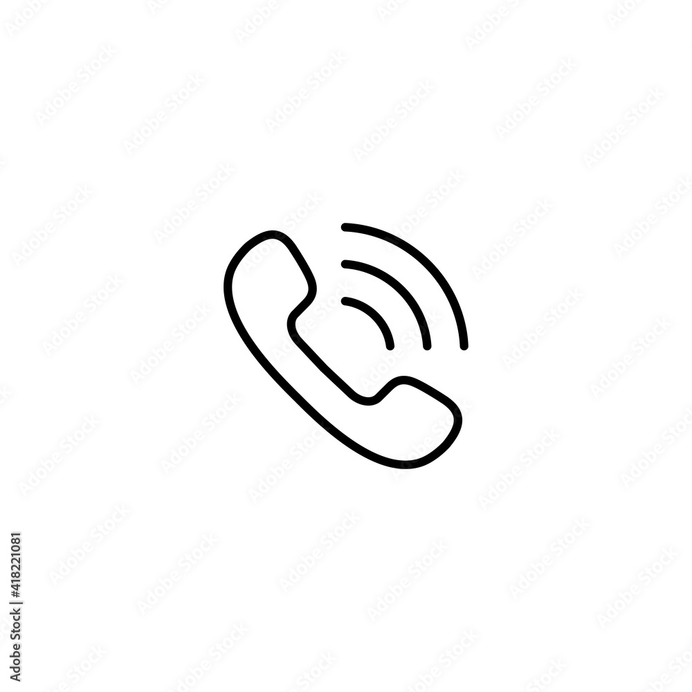Poster call icon vector for computer, web and mobile app