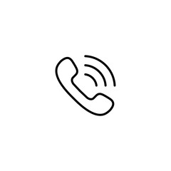 Call icon vector for computer, web and mobile app 