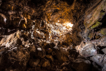 Lava Tube Cave, Lava Beds National Monument, California