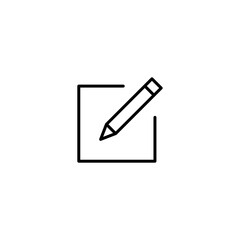 Edit icon vector for web, computer and mobile app