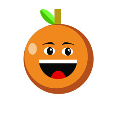 orange cartoon face