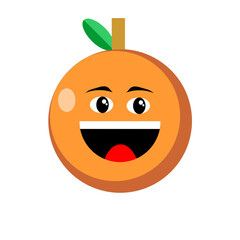 orange cartoon face