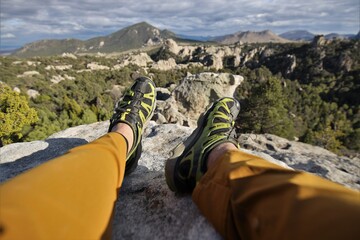 Hiking at city of rocks