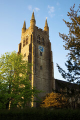 イギリスの古い時計台　伝統的な