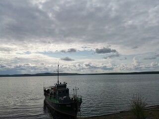 fishing boat in the sea