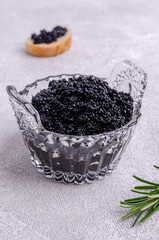Organic black caviar