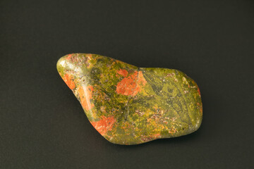 nature textured stone on black surface