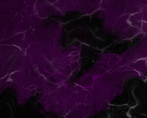 Black and Purple Liquid Marble Background 