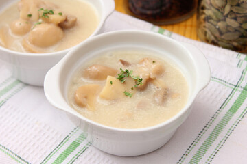 Soup Of Mushrooms
