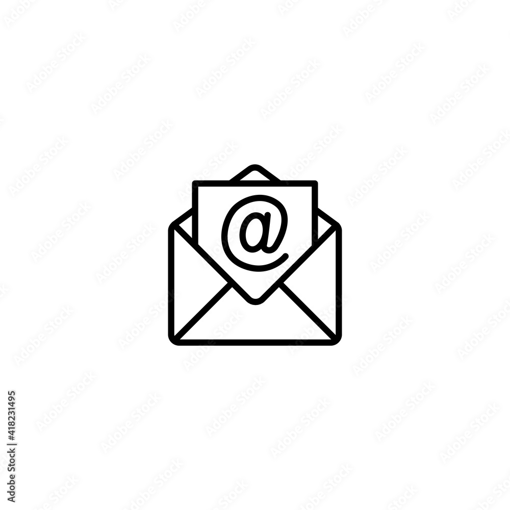 Poster mail icon, envelope icon vector for web, computer and mobile app
