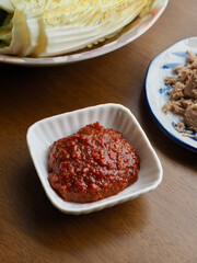 한국의 전통소스 쌈장
