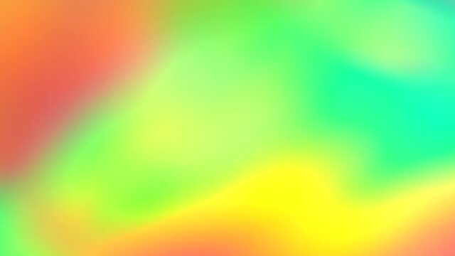 Hippie tie dye acidic vivid colors of yellow red orange light green hot pink. Hologram glitch. Soft light through a prism and smoke. Abstract blurred background