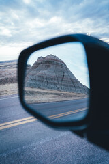 view from road in national park