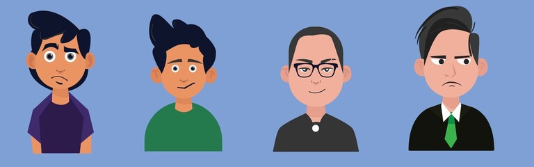 Cartoon Avatar Portrait Illustration
