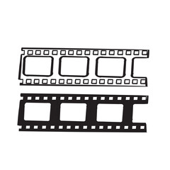 hand drawn doodle film strip icon illustration isolated background