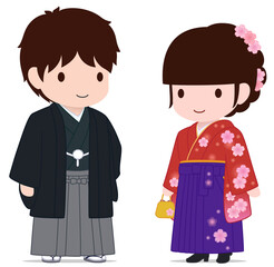 可愛い恋人たち　袴で待ち合わせ　タイプC