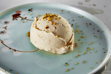 A scoop of osmanthus scented ice cream