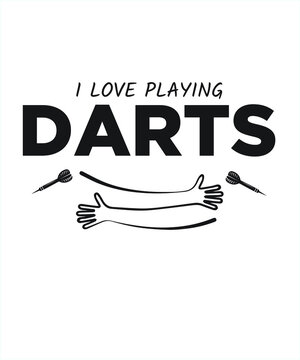 Darts game graphic design custom typography vector for t-shirt, banner, festival, champion, 180, office, hobby, logo, poster, gifts, website in a high resolution editable printable file.