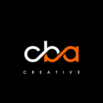 CBA Letter Initial Logo Design Template Vector Illustration