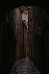 Landscape of medieval town in Dubrovnik Croatia
