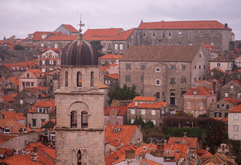 Fototapeta premium Landscape of medieval town in Dubrovnik Croatia