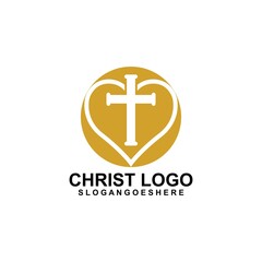 Naklejka na ściany i meble Church Logo vector template creative icon design