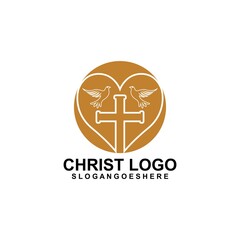 Fototapeta premium Church Logo vector template creative icon design