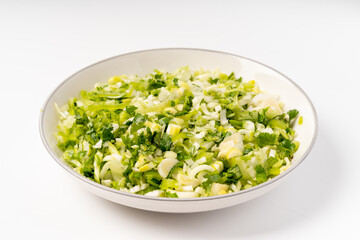 Chop pepper as a hors d 'oeuvres