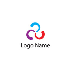 Spiral logo design template