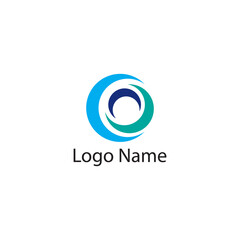 Spiral logo design template