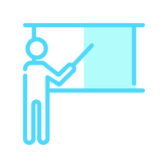 Illustration Vector graphic of teacher icon
